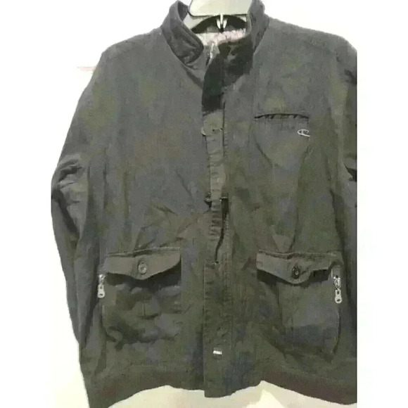 Vintage Y2K O’Neill Black Full Zip Jacket Lined Outdoor Skate‎ Mens XL EUC! - Picture 3 of 12